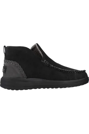 Hey dude Sko, Dame, Sort, 40 EU, Suede, Suede Ankelstøvler