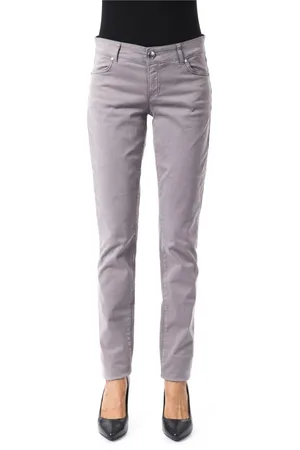 Byblos Bukser, Dame, Grå, W30, Front & Back Lommebukser