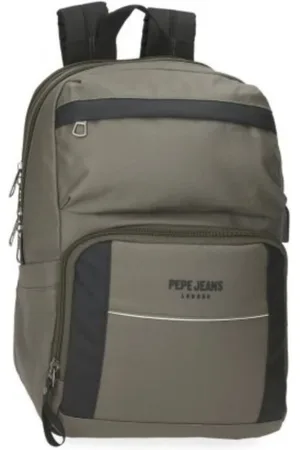 Pepe Jeans Taske, unisex, Grøn, ONE SIZE, Polyester, Dortmund Unisex Rygsæk