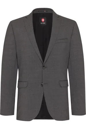 Club of Gents Jakke, Herre, Grå, 2XL, Gråt jakkesæt