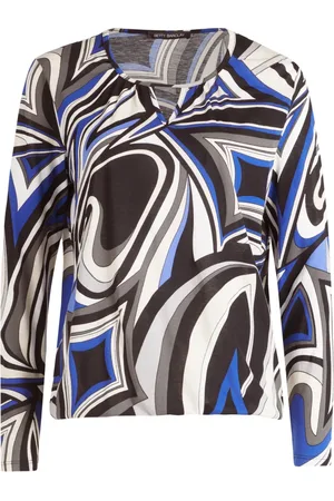 Betty Barclay Bluser & Skjorter, Dame, Flerfarvet, M, Uld, Grafisk Print Mode Skjorte