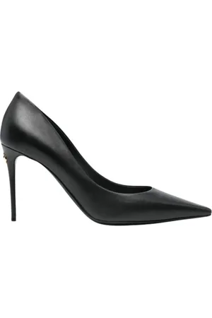 Dolce & Gabbana Sko, Dame, Sort, 38 EU, Uld, Spids Tå Nappa Pumps