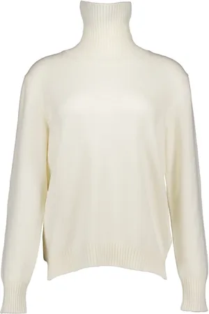 Gran Sasso Strik, Dame, , XL, Ecru Turtleneck Sweater