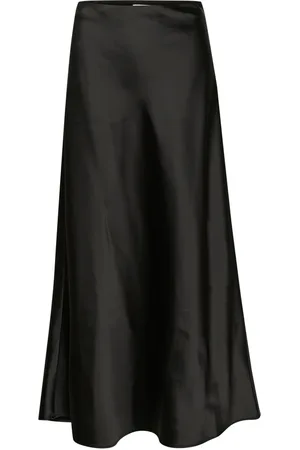 Soaked in Luxury Nederdel, Dame, Sort, M, Uld, Elegant Sort Nederdel Slanna Stil