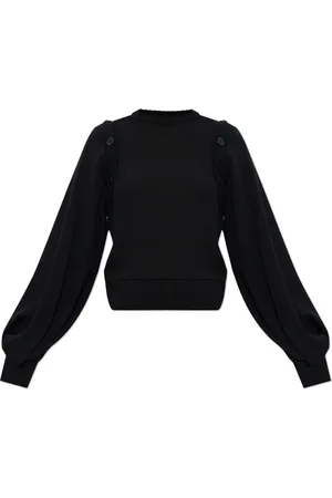 Comme des Garçons Strik, Dame, Sort, S, Uld, Uldtrøje