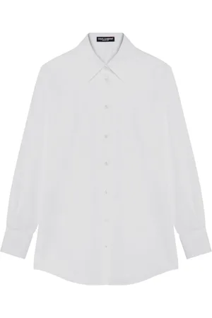 Dolce & Gabbana Bluser & Skjorter, Dame, Hvid, M, Langærmet skjorte