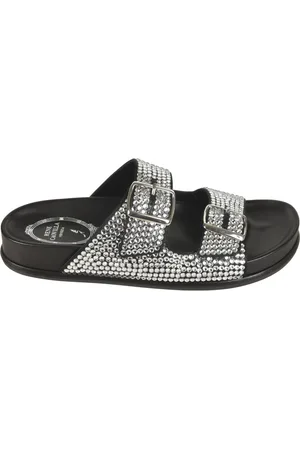 RENE CAOVILLA Sko, Dame, Grå, 36 EU, Elegante Sandaler til Kvinder