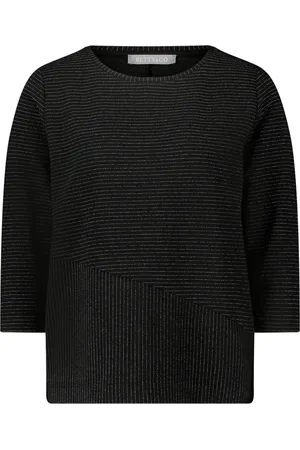 Betty & Co Strik, Dame, Sort, L, Lurextråd Sweatshirt