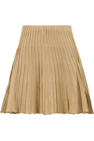 AKEP Nederdel, Dame, , XS, Uld, Stilfulde Sand Nederdele