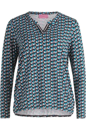 Betty Barclay Bluser & Skjorter, Dame, Flerfarvet, S, Uld, Grafisk Print Bluse Skjorte