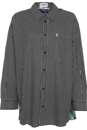 Essentiel Antwerp Bluser & Skjorter, Dame, Grå, M, Uld, Vendbar skjorte med klassisk krave