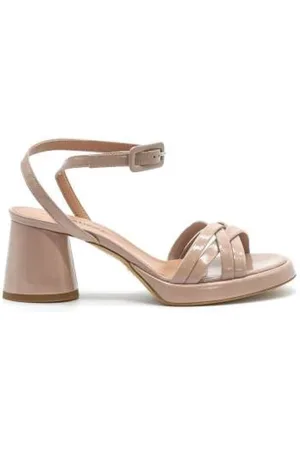 HALMANERA Sko, Dame, , 37 EU, Læder, Nude Plateau Sandal
