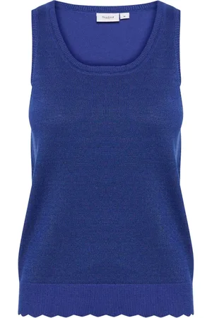 Saint Tropez Top, Dame, Blå, XS, Shimmer Tank Top Surf