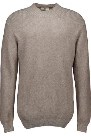 Gentiluomo Strik, Herre, Brun, 2XL, Brun Pullover Sweater