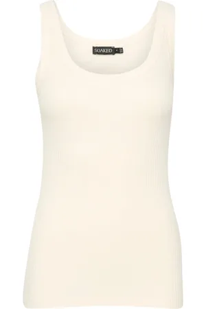 Soaked in Luxury Top, Dame, Hvid, XL, Bomuld, Whisper Tank Top