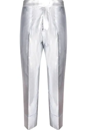 SAPIO Bukser, Dame, Grå, XS, Polyester, Metallic Bukser