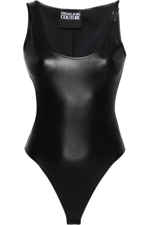 VERSACE Top, Dame, Sort, XS, Uld, Stilfuld Top til Modeelskere