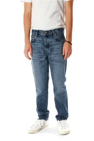 Edwin Jeans, Herre, Blå, W32 L32, Denim, Tapered Mid Waist Jeans