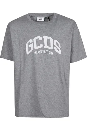 GCDS Top, Herre, Grå, S, Bomuld, Logo Lounge T-Shirt
