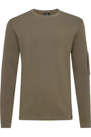 Genti Sweathshirts & Hoodies, Herre, Brun, L, Brun Sweater K1140 3258