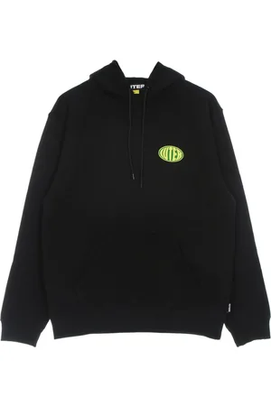 IUTER Sweathshirts & Hoodies, Herre, Sort, XS, Bomuld, Letvægts Hættetrøje til Mænd Sort