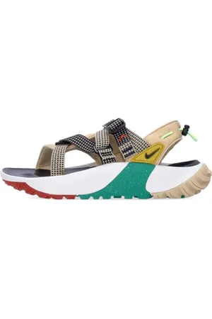 Nike Sko, Herre, , 41 EU, Uld, Justerbar Strop Sandal Grøn/Sort