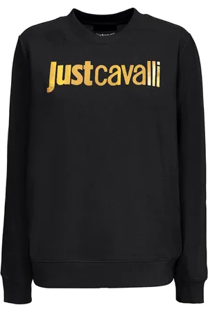 Roberto Cavalli Strik, Dame, Sort, L, Tyl, Elegant Sweater Styles