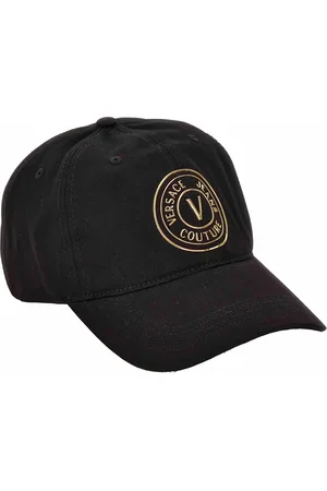 VERSACE Tilbehør, Dame, Sort, ONE SIZE, Uld, Stilfulde Hatte Kollektion