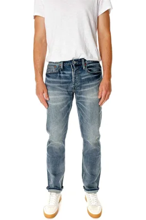 Denham Jeans, Herre, Blå, W29 L32, Denim, Mid Waist Relaxed Fit Jeans