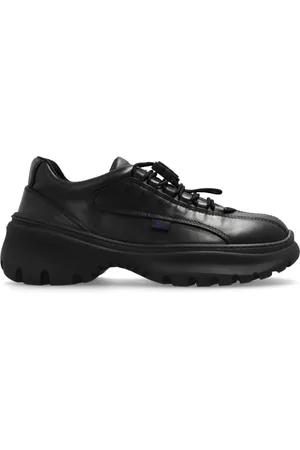 Burberry Sko, Herre, Sort, 43 EU, Læder, Sneakers med Logo