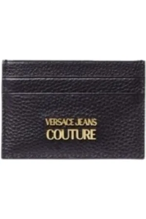 VERSACE Tilbehør, Dame, Sort, ONE SIZE, Uld, Metalbogstaver Damepung