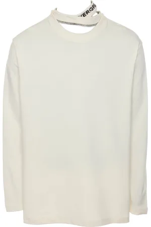 Y / PROJECT Top, Herre, , XL, Uld, Ribbet Krave Langærmet Top