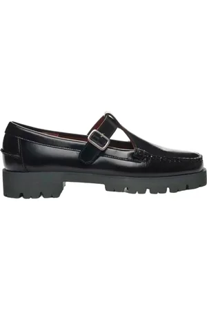 SEBAGO Sko, Dame, Sort, 36 EU, Læder, Georgina Penny Loafers