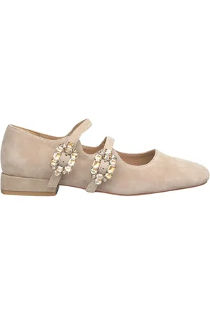 Alma en Pena Sko, Dame, , 41 EU, Læder, Rhinestone Ballerina Flats