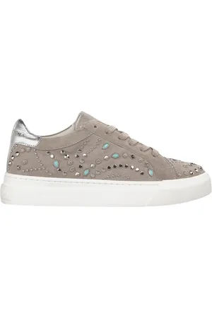 Alma en Pena Sko, Dame, , 39 EU, Læder, Studded Læder Platform Sneaker