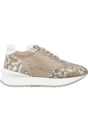Alma en Pena Sko, Dame, , 38 EU, Læder, Skinnende læder platform sneakers