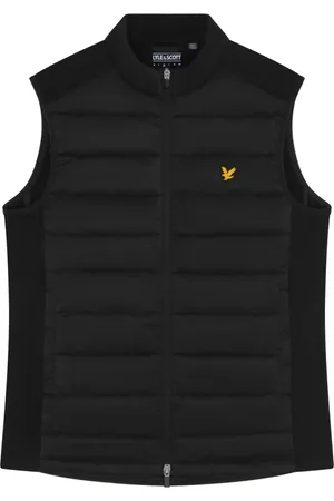 Lyle & Scott Jakke, Herre, Sort, S, Polstret Golf Gilet Jakke