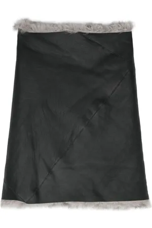 Rick Owens Jakke, Dame, Sort, S, Sort Shearling Vendbar Jakke