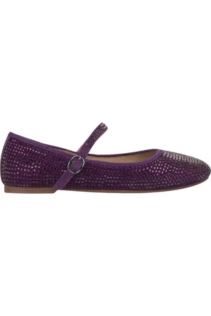 Alma en Pena Sko, Dame, Lilla, 39 EU, Glitter Ballerina Flade Sko