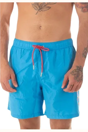 Roberto Cavalli Badetøj, Herre, Blå, XL, Polyester, Mænds Logo Kostume