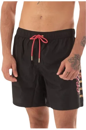 Roberto Cavalli Badetøj, Herre, Sort, L, Mænds Logo Kostume