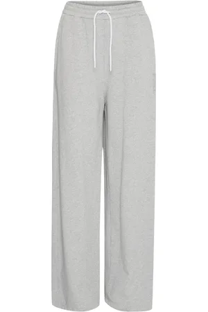 Ball Bukser, Dame, Grå, S, Bomuld, Basimona Sweatpant Medium Grey Melange