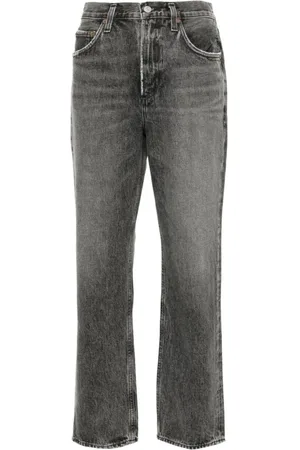 AGOLDE Jeans, Dame, Grå, W33, Denim, Valen J Denim Jeans