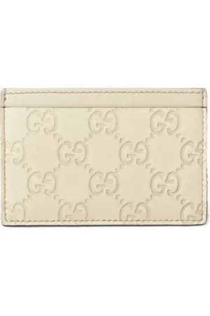 Gucci Pre-owned, Herre, Hvid, ONE SIZE, Tyl, Pre-owned Laeder punge