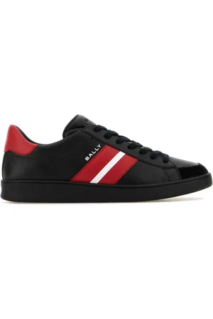 Bally Sko, Herre, Sort, 40 EU, Uld, Stilfulde sorte lædersneakers