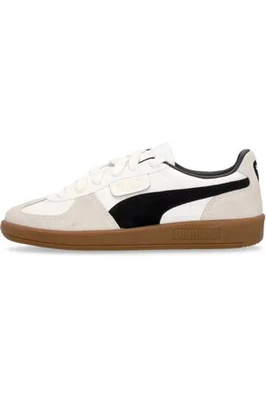 PUMA Sko, Herre, Hvid, 43 EU, Uld, Palermo Lav Sko Hvid/Grå/Gummi