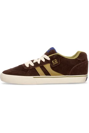 Globe Sko, Herre, Brun, 42 1/2 EU, Tyl, Skate Sko Encore-2 Dark Oak/Sulphur