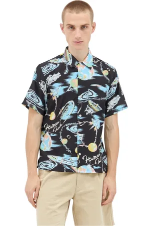 HUMAN MADE Skjorte, Herre, Flerfarvet, L, Bomuld, Rum Print Aloha Skjorte
