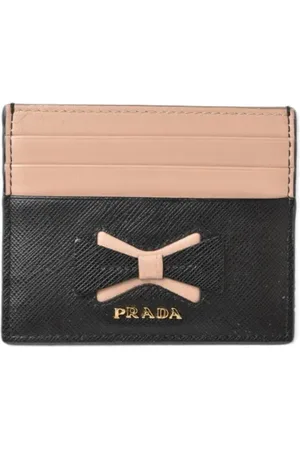 Prada Pre-owned, Herre, Sort, ONE SIZE, Tyl, Pre-owned Laeder punge