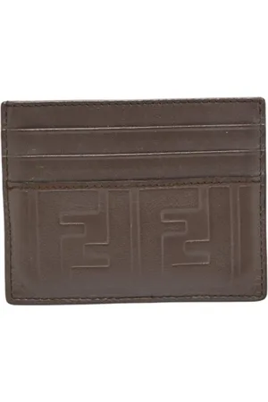 Fendi Pre-owned, Herre, Brun, ONE SIZE, Tyl, Pre-owned Laeder punge